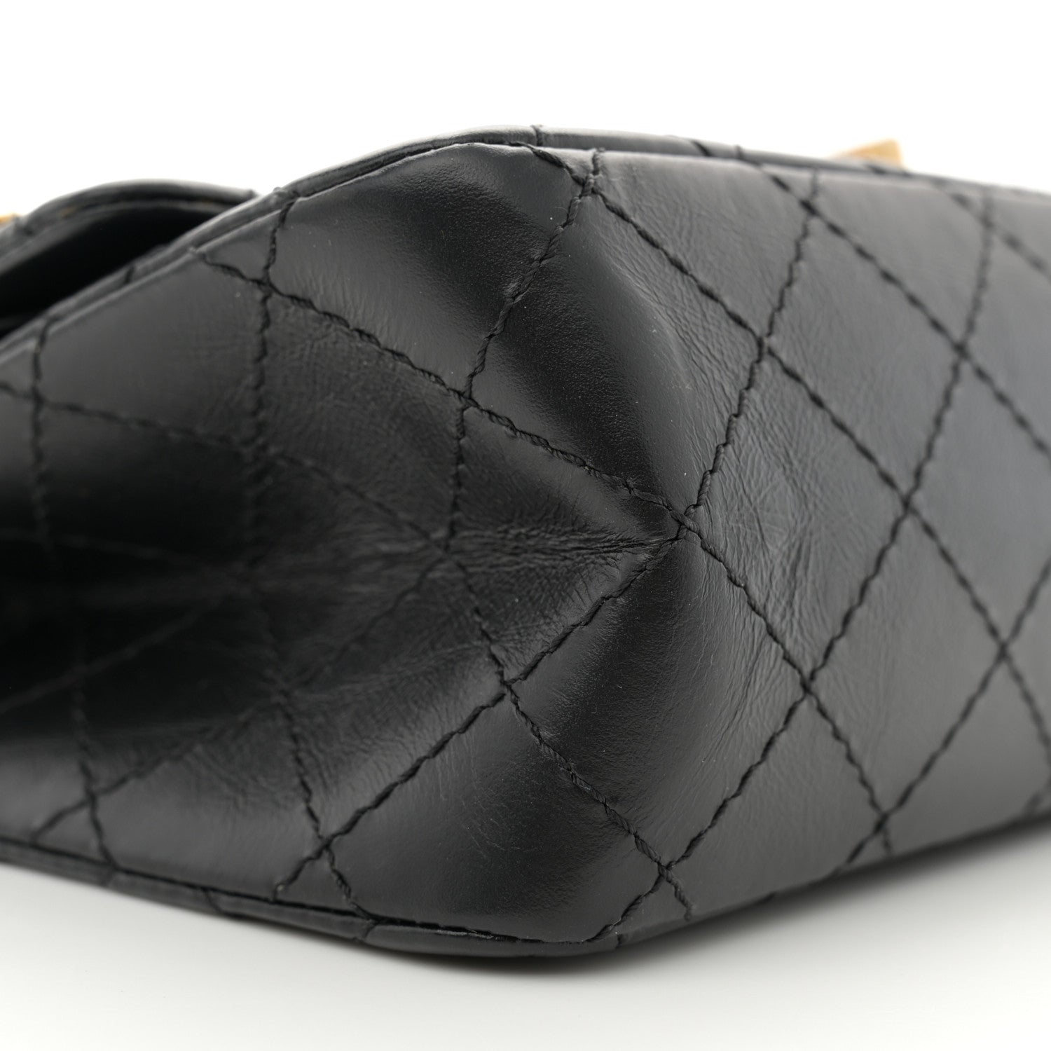 Chanel Aged Calfskin Lucky Charms 2.55 Reissue 225 Flap Black 9 of 11