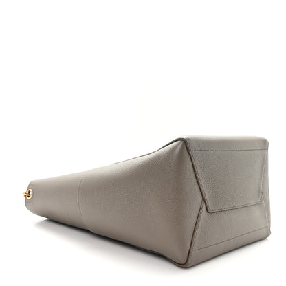 Celine Soft Grained Calfskin Sangle Bucket Bag Taupe 4 of 10