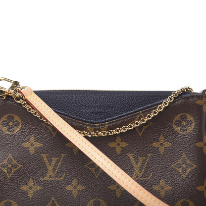 Louis Vuitton Monogram Pallas Clutch Blue Marine 10 of 11