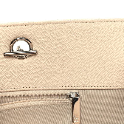 Chanel Caviar Quilted Large Classic Shopping Tote Light Beige 13 of 14