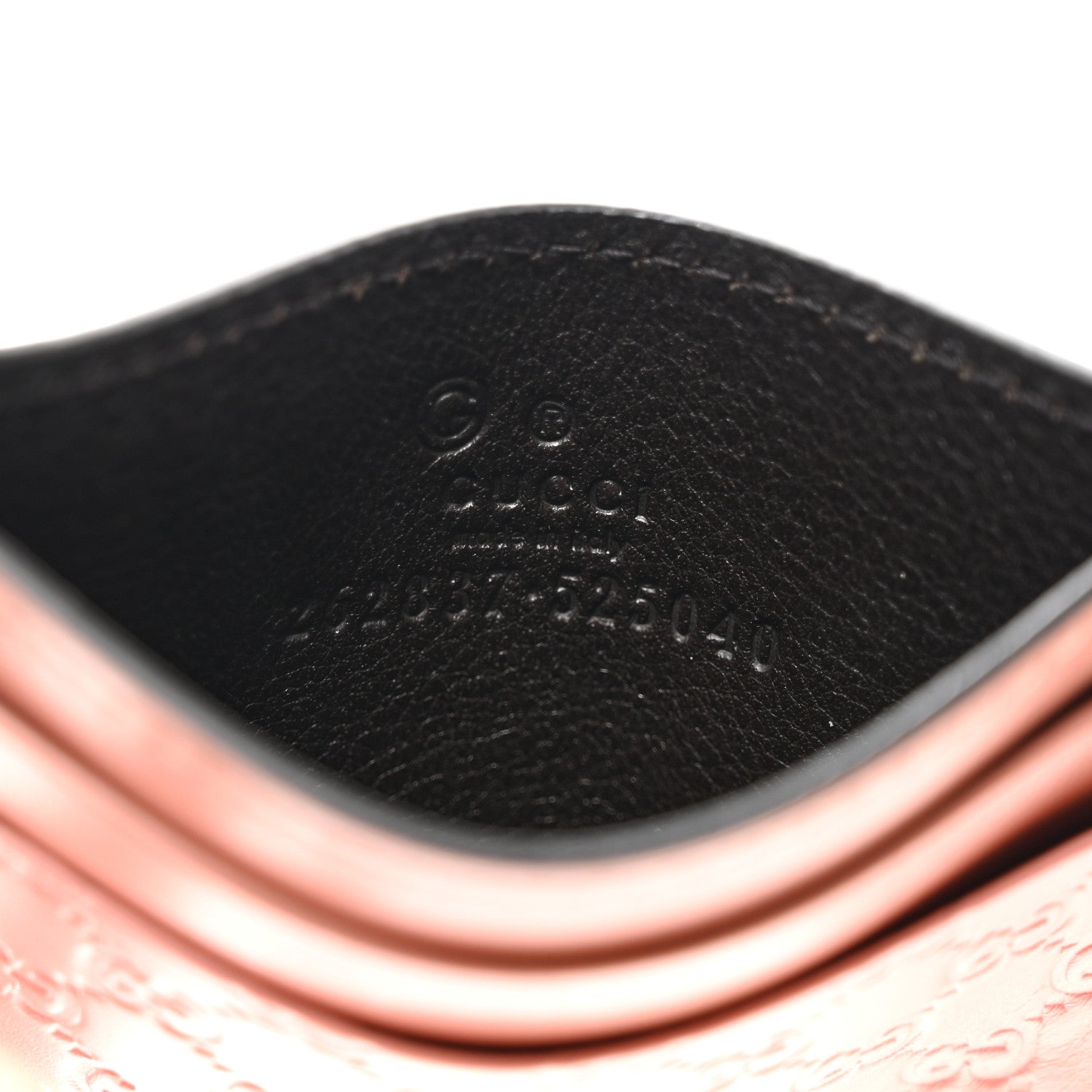 Gucci Microguccissima Card Holder Soft Pink 5 of 6