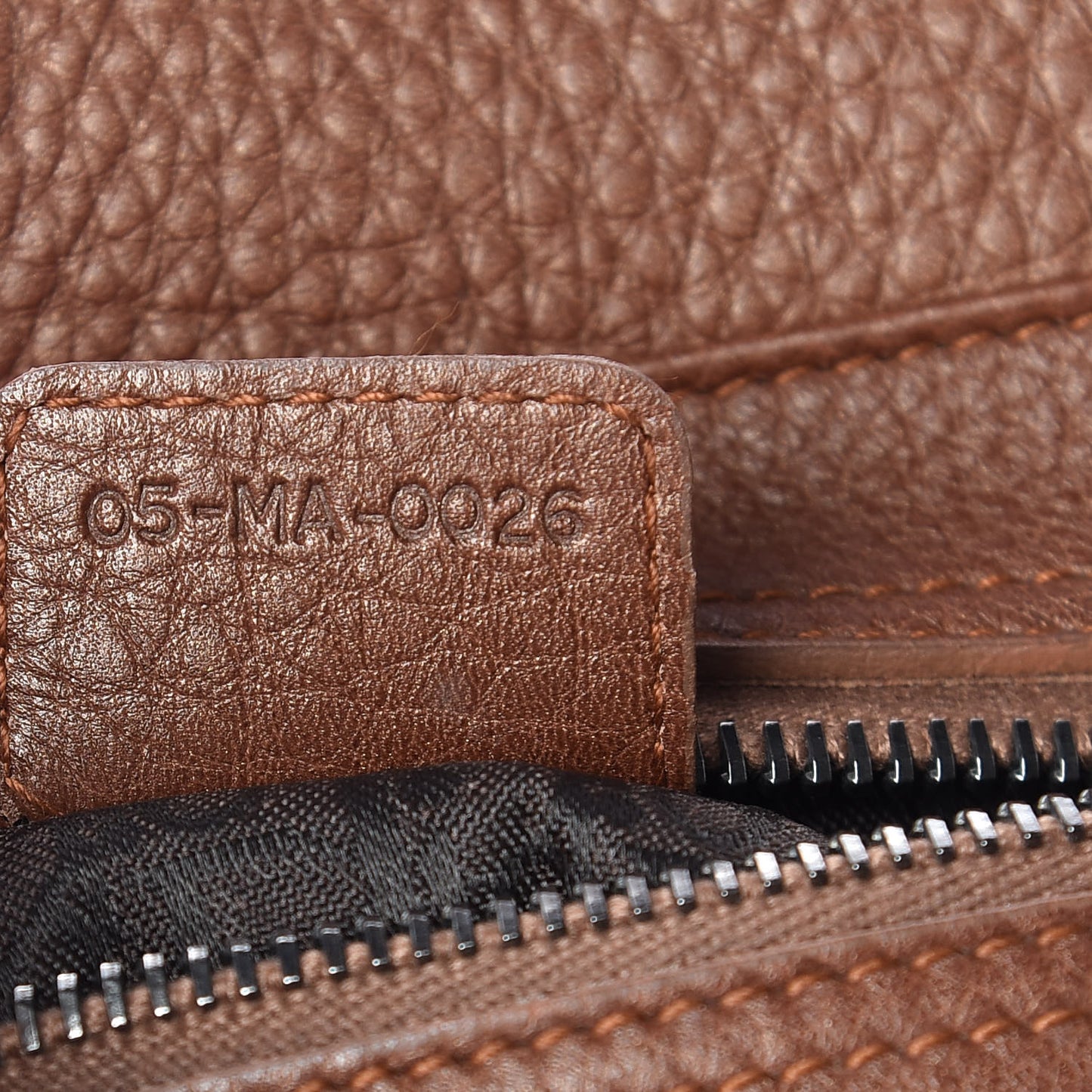 Calfskin Braided Gaucho Double Saddle Bag Brown