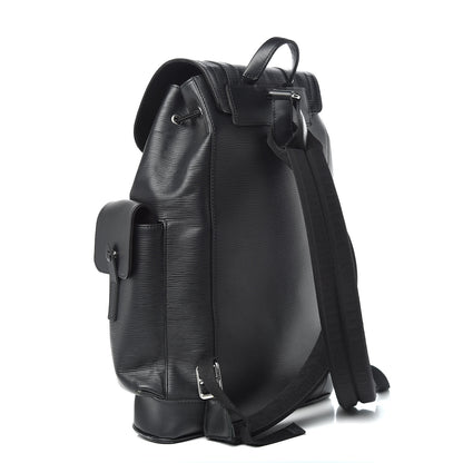 Louis Vuitton Epi Christopher Backpack PM Black 3 of 19