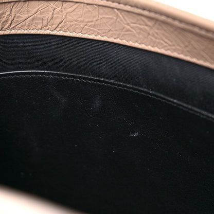 Saint Laurent Crinkled Calfskin Matelasse Monogram Medium Niki Chain Satchel Gold Sand 12 of 12