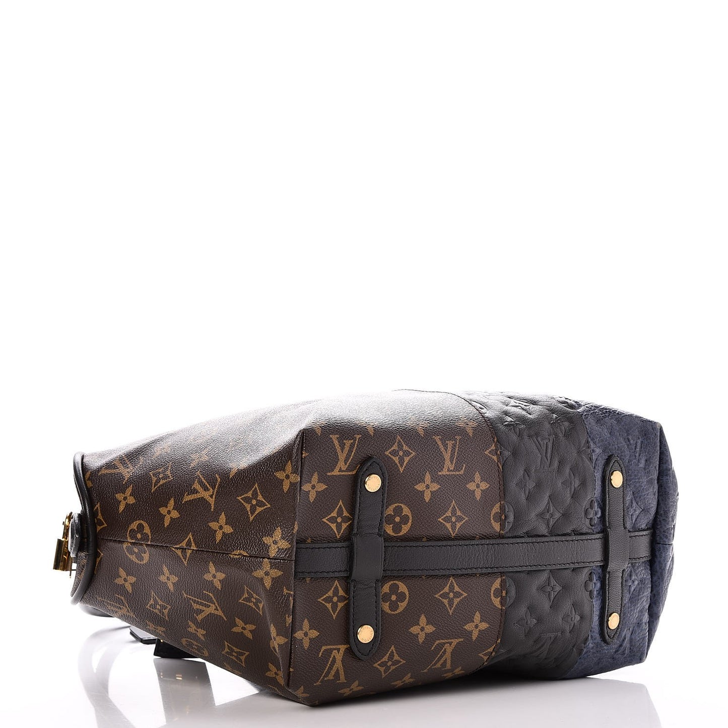 Monogram Stripes Medium Bag Marine