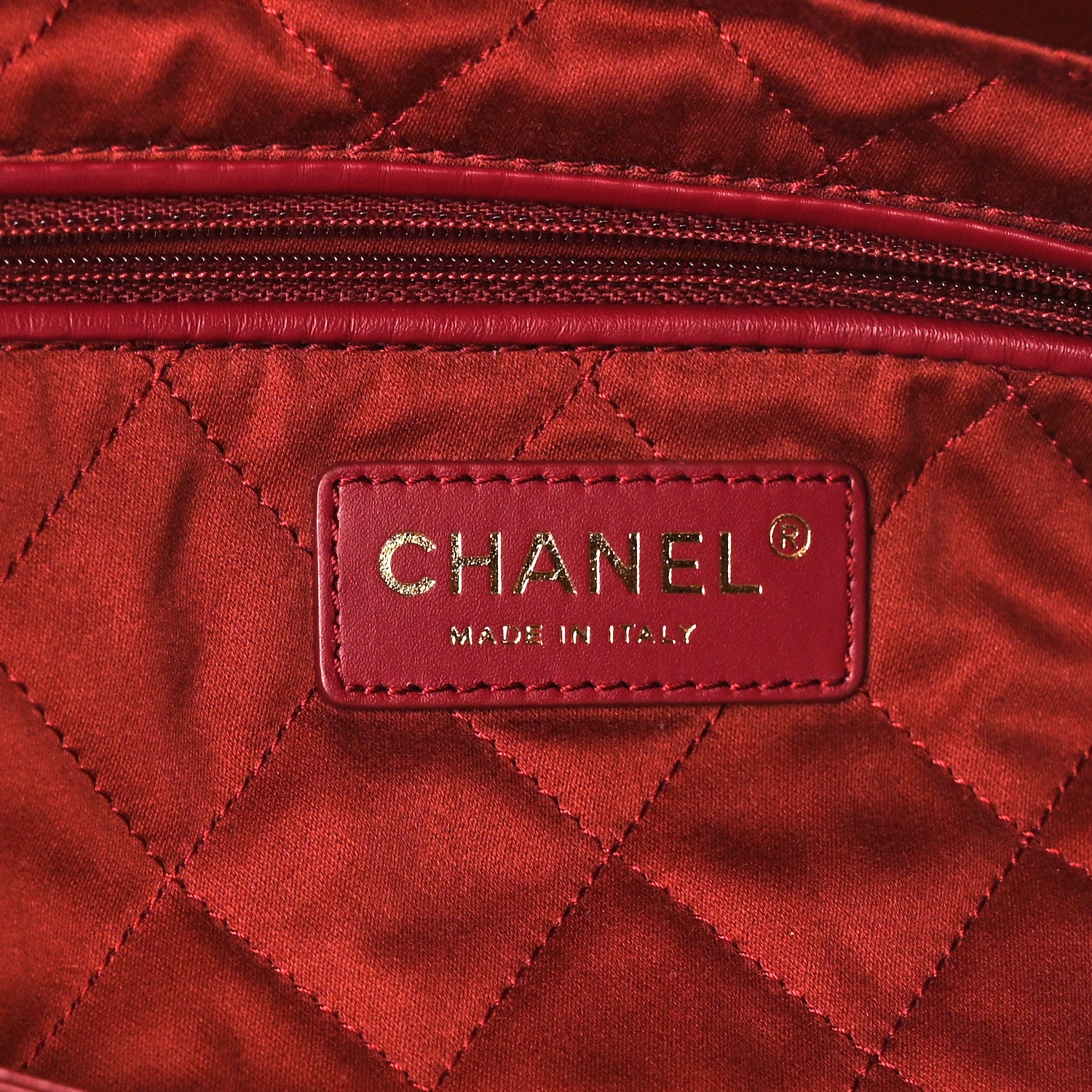 Chanel Metallic Calfskin Quilted Chanel 22 Burgundy 7 of 12