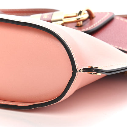 Chloe Shiny Calfskin Goatskin Mini Aby Bi-Color Bucket Fallow Pink 7 of 7