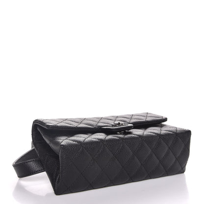 Chanel Grained Calfskin Quilted 2.55 Reissue Flap Belt Bag Clutch Black 4 of 8