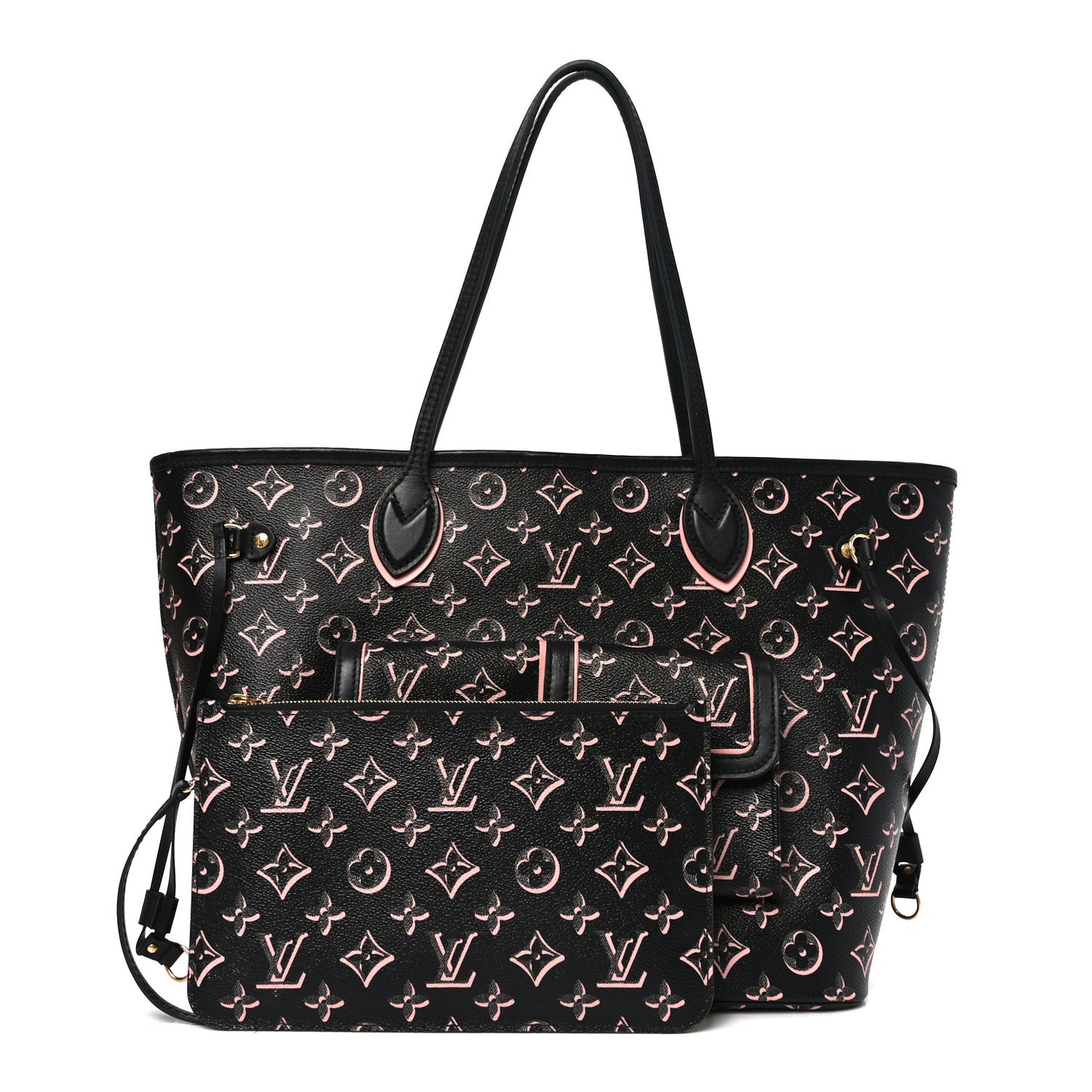 Monogram Fall For You Neverfull MM Black