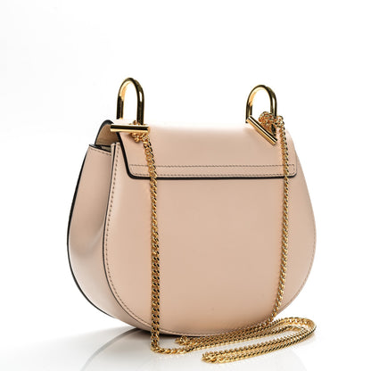Chloe Suede Calfskin Mini Drew Shoulder Bag Cement Pink 3 of 6