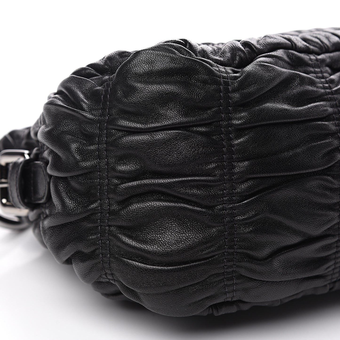 Nappa Gaufre Mini Bag Black