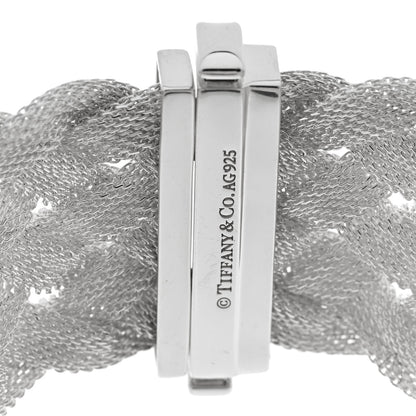 Tiffany Sterling Silver Somerset Braided Bracelet 3 of 4