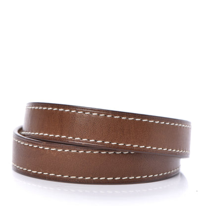 Hermes Barenia Kelly Double Tour Bracelet M Fauve 3 of 5