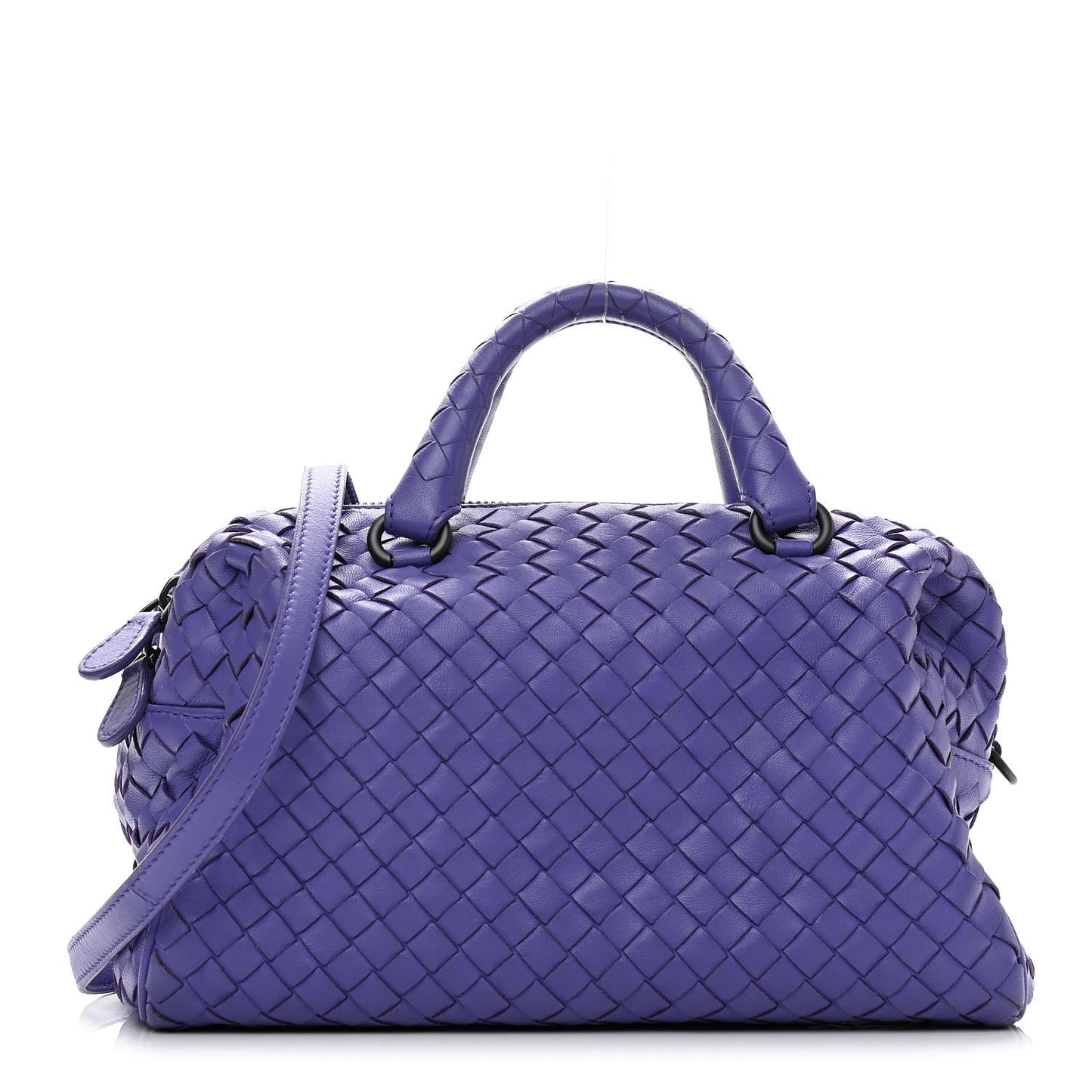 Nappa Intrecciato Mini Boston Lavender