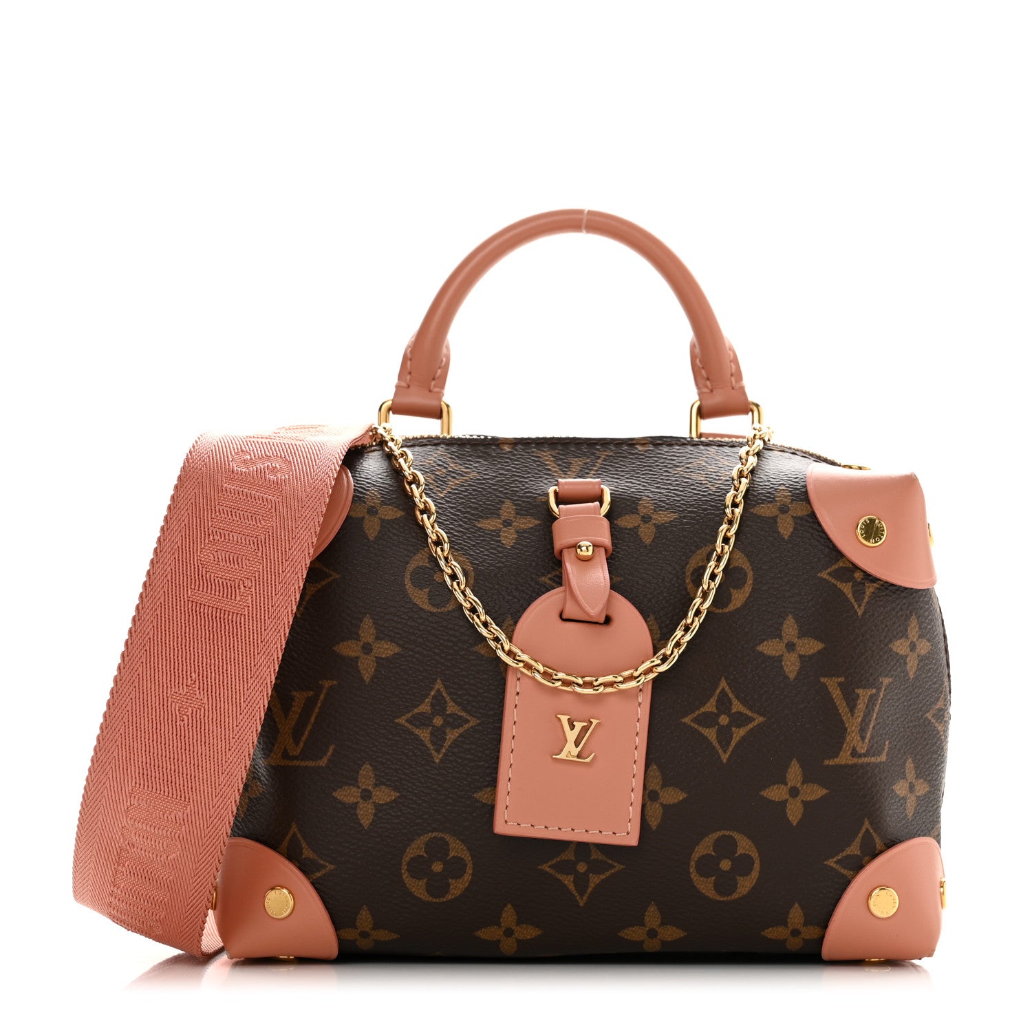 Louis Vuitton Monogram Petite Malle Souple Peach 1 of 10