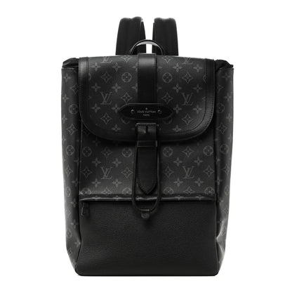 Louis Vuitton Monogram Eclipse Saumur Backpack 1 of 9
