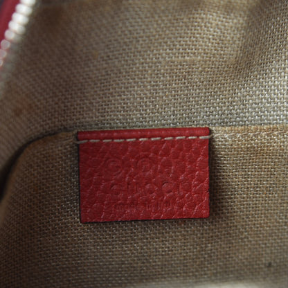 Gucci Monogram Mini Bree Messenger Bag Red 9 of 11