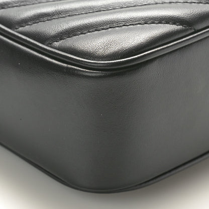 Saint Laurent Calfskin Matelasse Monogram Lou Camera Bag Black 11 of 11