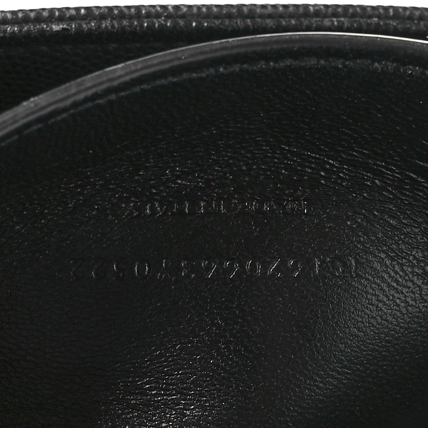 Saint Laurent Grain De Poudre Medium West Hollywood Monogram Fold-Over Black 8 of 12