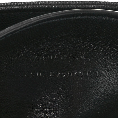 Saint Laurent Grain De Poudre Medium West Hollywood Monogram Fold-Over Black 8 of 12