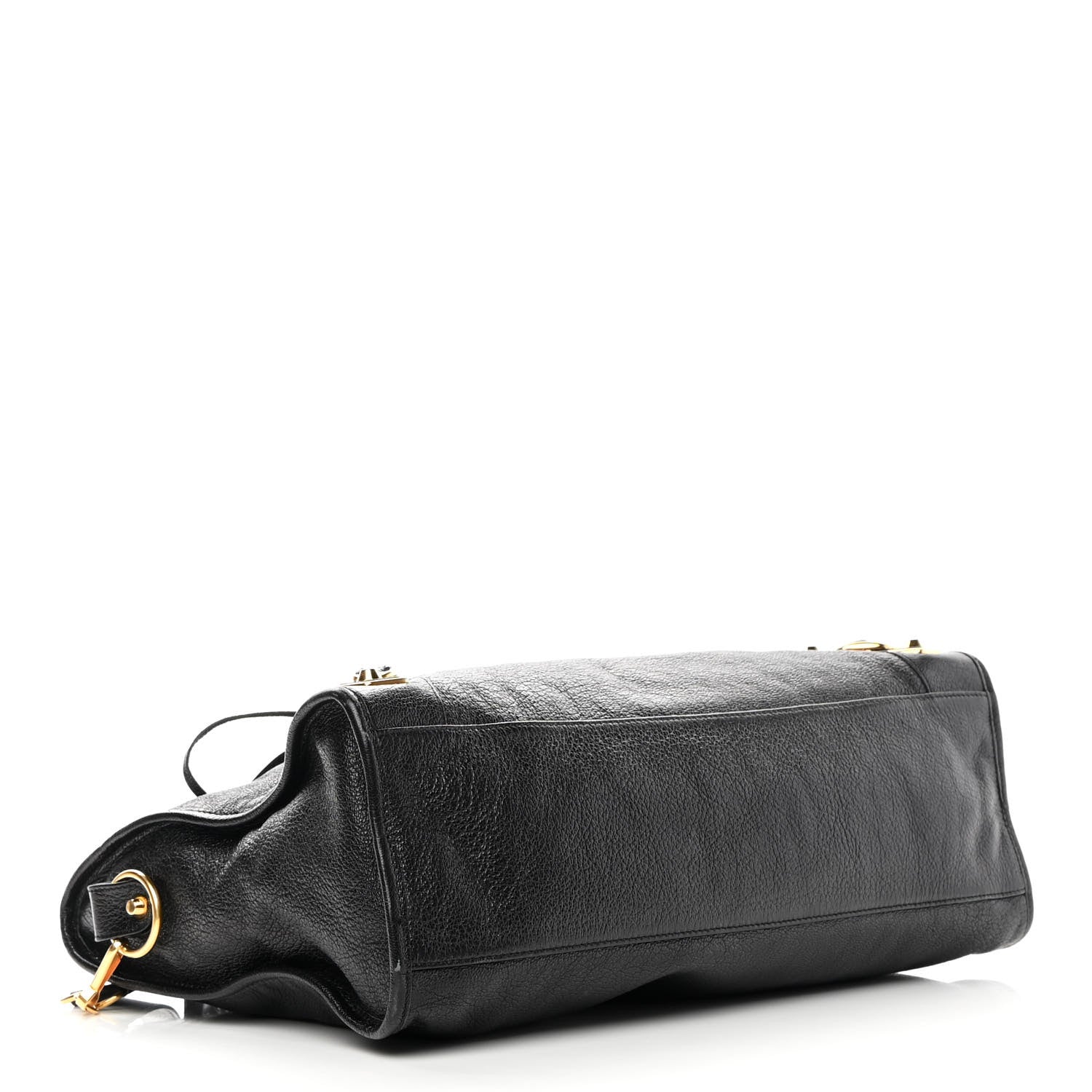 Balenciaga Chevre Gold Metallic Edge Hardware City Black 4 of 21