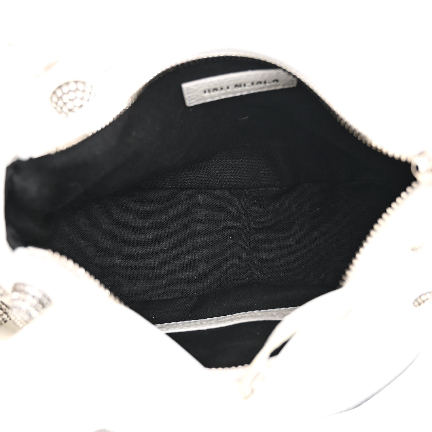Balenciaga Agneau Arena Crystal Le Cagole Shoulder Bag XS Optic White 5 of 15
