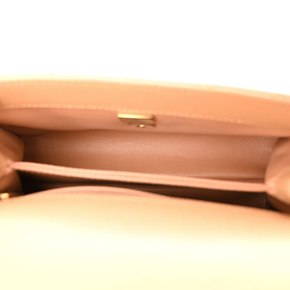 Chanel Caviar Quilted Mini Coco Chain Handle Flap Dark Beige 5 of 11