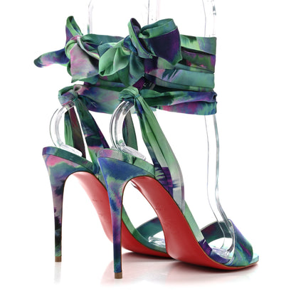 Christian Louboutin Satin Melancholia Sandale Du Desert 100 Sandal 37 Multicolor 5 of 10
