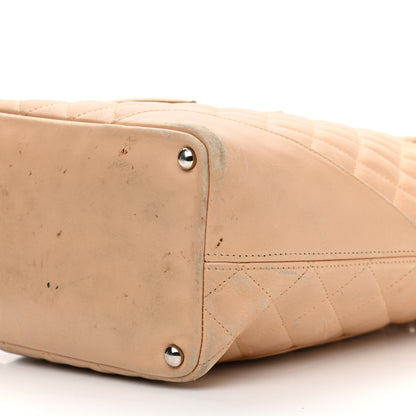 Chanel Calfskin Quilted Medium Cambon Tote Beige 9 of 19