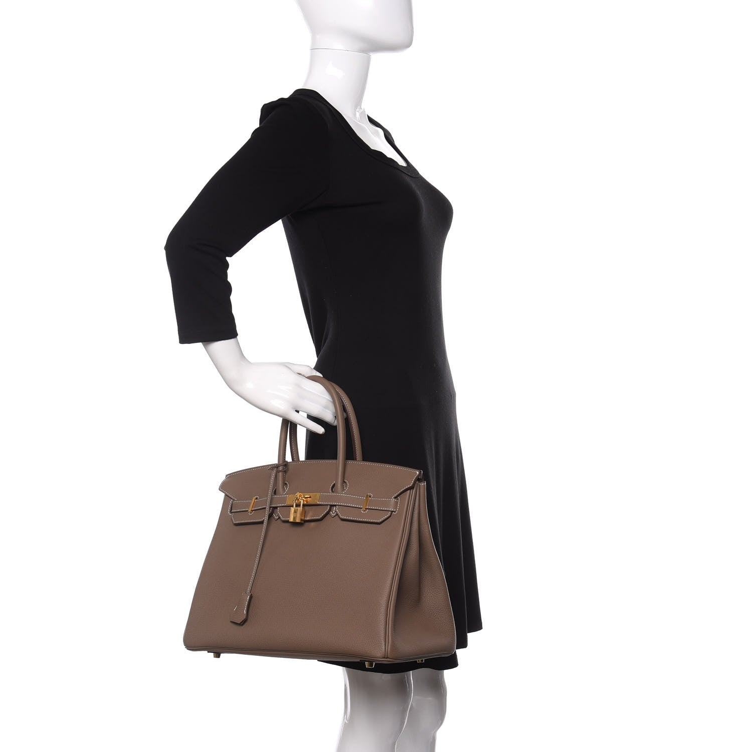 Hermes Togo Birkin 35 Etoupe 2 of 11