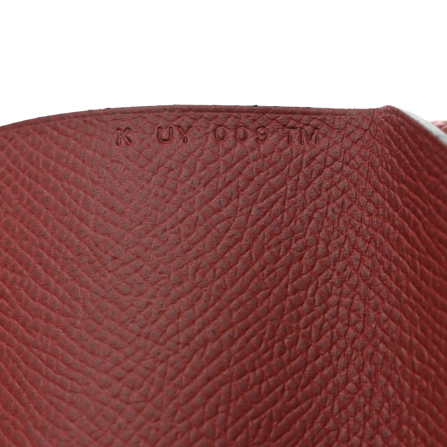 Epsom Calvi Duo Card Case Rouge H