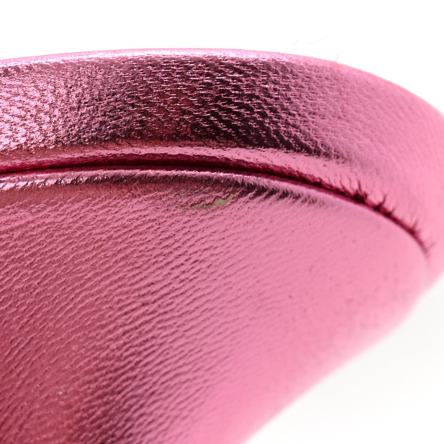 Christian Louboutin Metallic Calfskin Simply Me 70 Slide Sandals 41 Pink 9 of 12