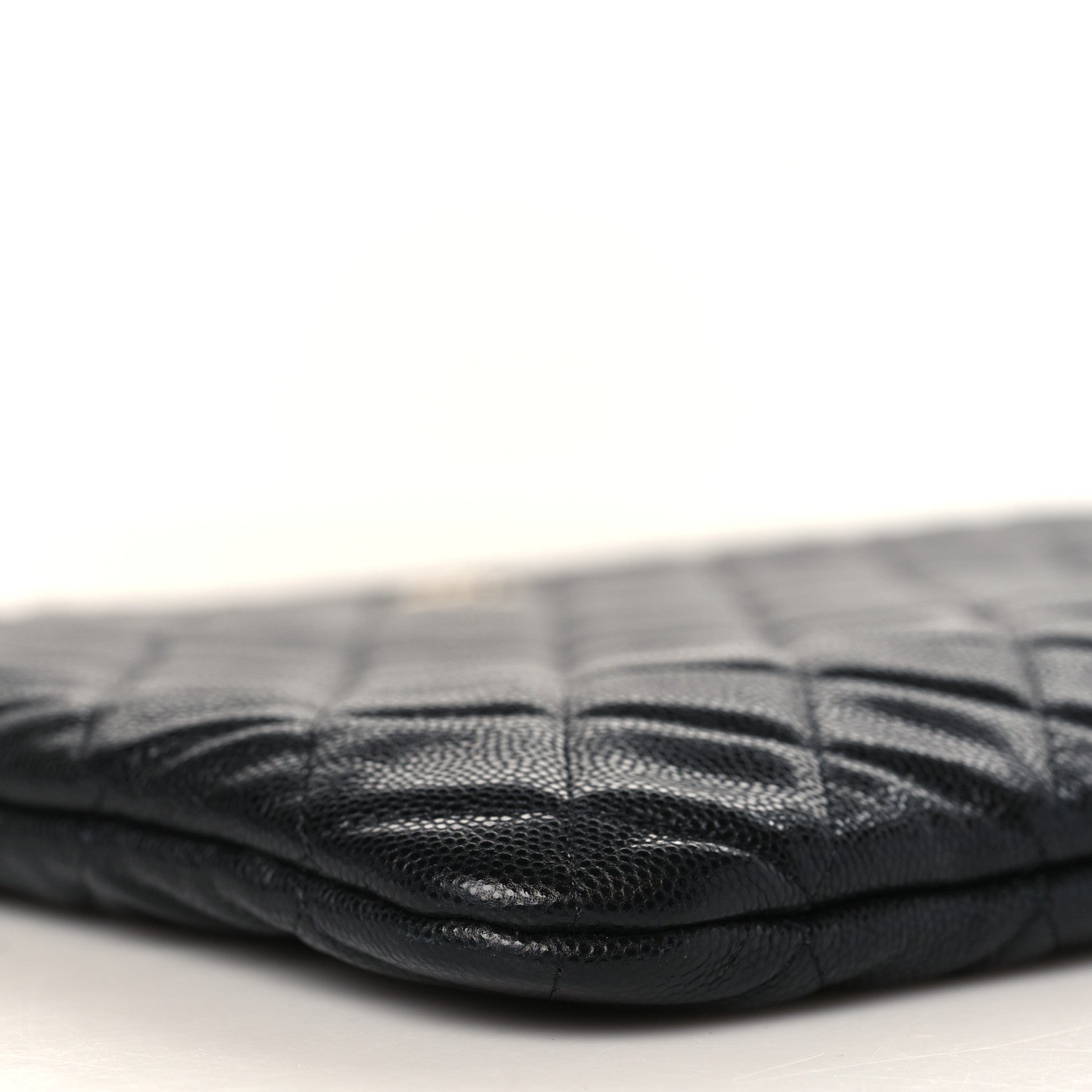 Chanel Caviar Quilted Large Cosmetic Case Black 8 of 9