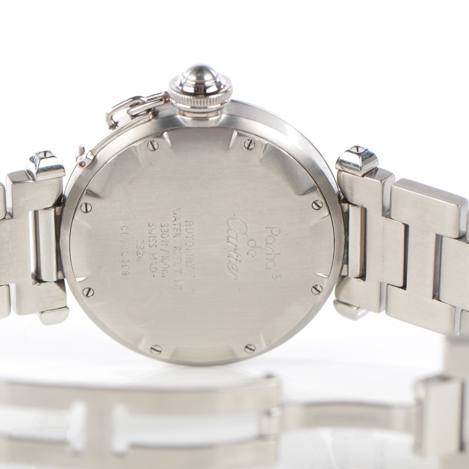 Cartier Stainless Steel 35mm Pasha C Automatic Watch 8 of 9