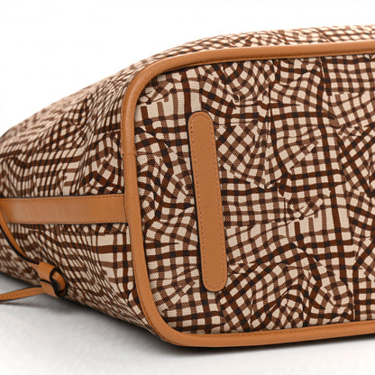 MCM Visetos Large Liz Reversible Shopper Tote Cognac 13 of 15
