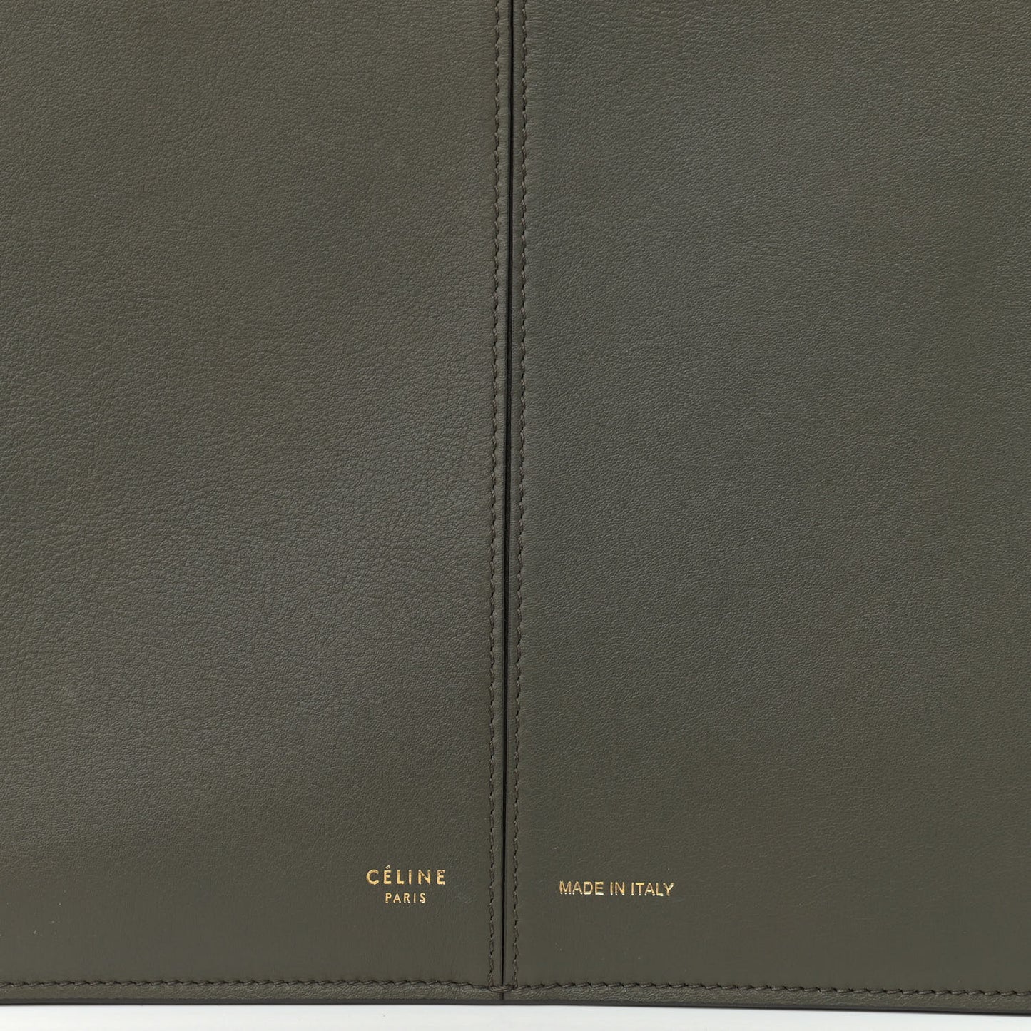 Calfskin Small Tri-Fold Shoulder Bag Dark Green