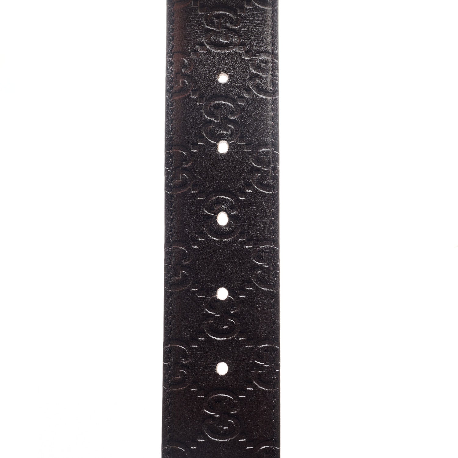 Gucci Guccissima Signature Interlocking G 40mm Belt 100 40 Cocoa 6 of 6