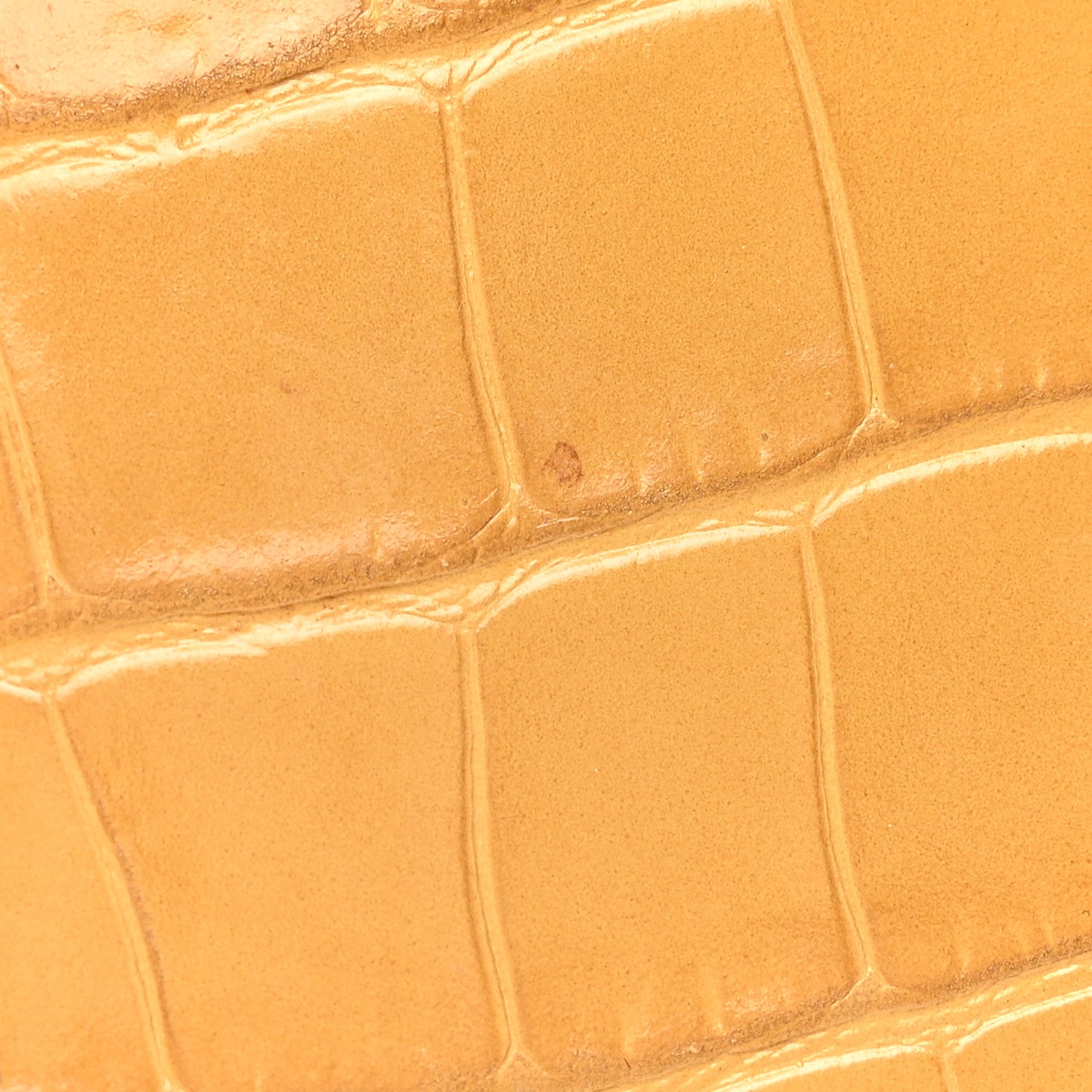 Chloe Calfskin Crocodile Embossed Small Tess Bag Honey Gold 11 of 13