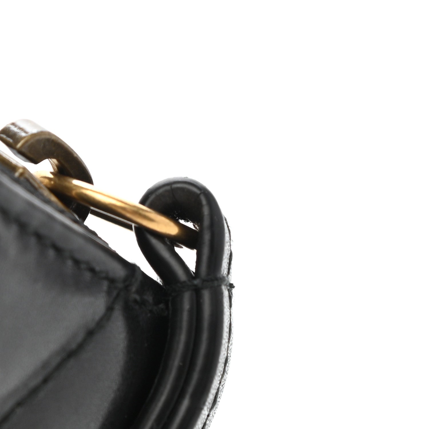 Gucci Calfskin Matelasse Small Marmont 2.0 Zip Black White 8 of 10