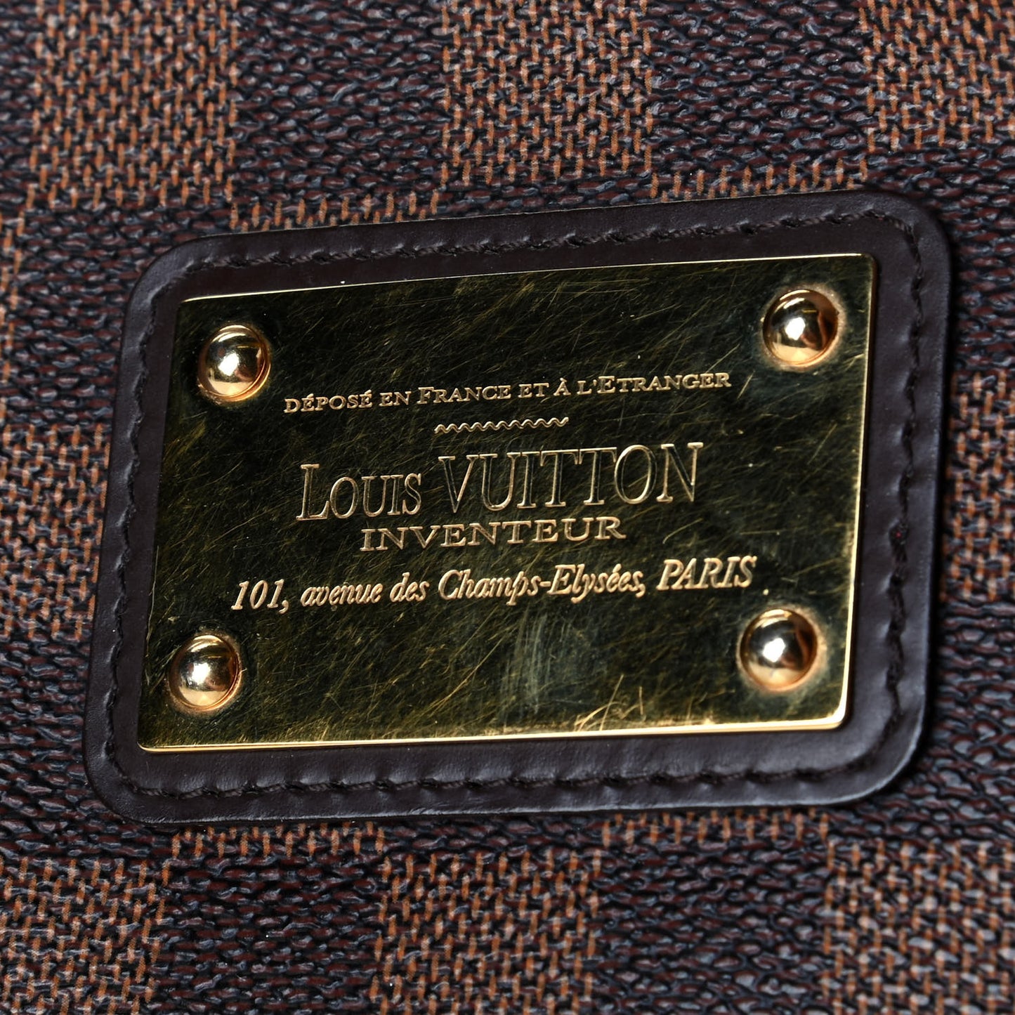 Damier Ebene Eva Clutch