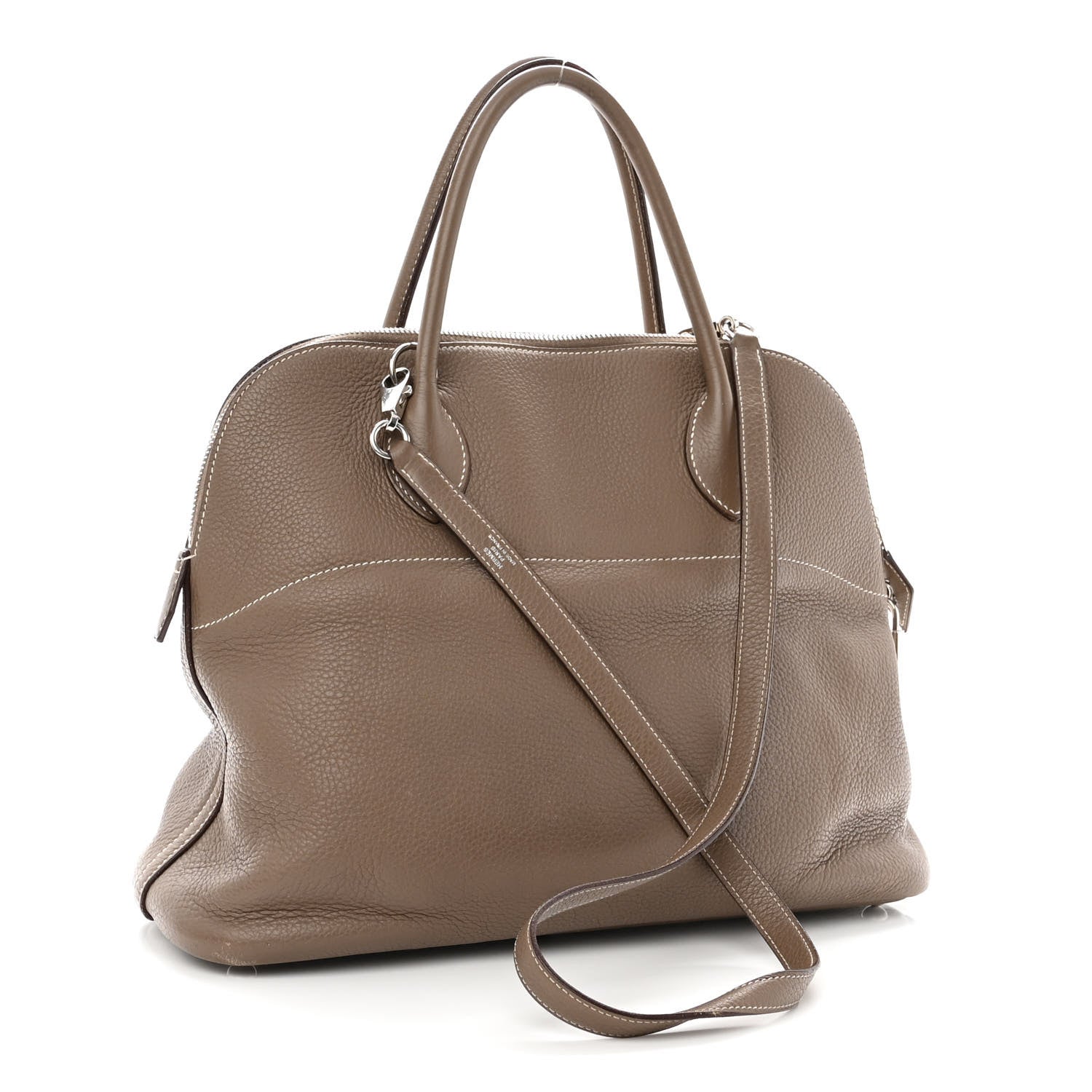 Hermes Taurillon Clemence Bolide 35 Etoupe 3 of 11