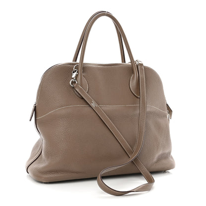 Hermes Taurillon Clemence Bolide 35 Etoupe 3 of 11