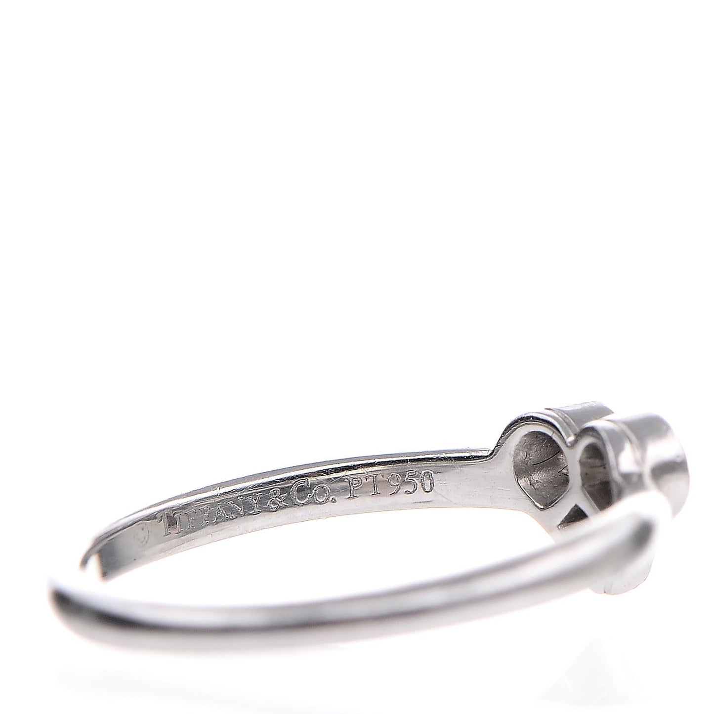 Platinum Diamond Hearts Ring 57 8
