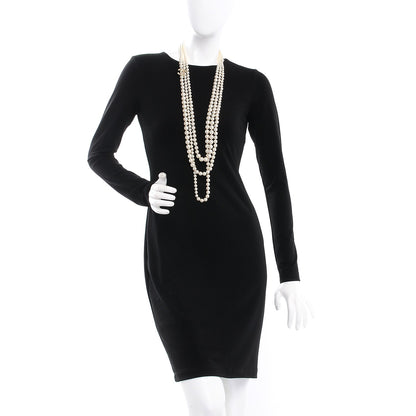 Chanel Graduated Pearl CC Long Necklace Light Gold 2 of 6