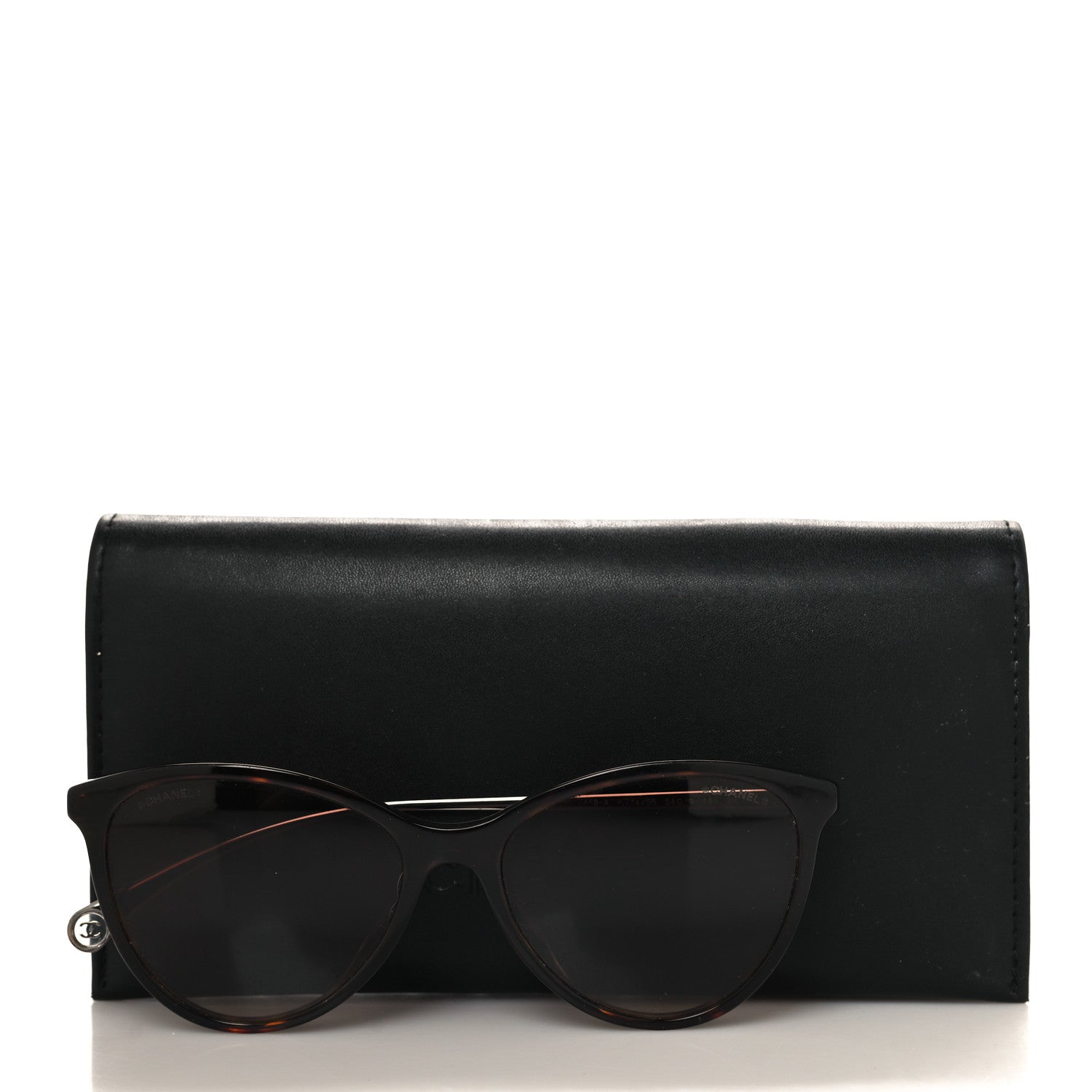 Chanel Acetate Cat Eye Sunglasses 6459-A Tortoise 7 of 7