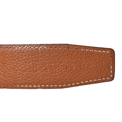 Hermes Box Togo 32mm H Belt 90 Black Gold 3 of 13
