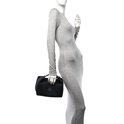 Hermes Canvas Large Bride-A-Brac Pouch Bleu Nuit 2 of 10