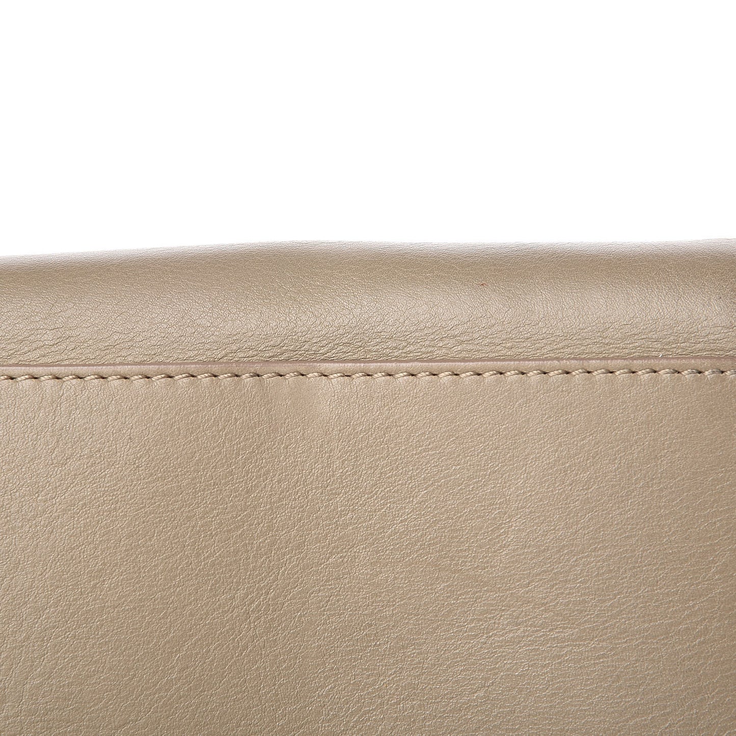 Calfskin Suede Tri-Color Double Zip Trapeze