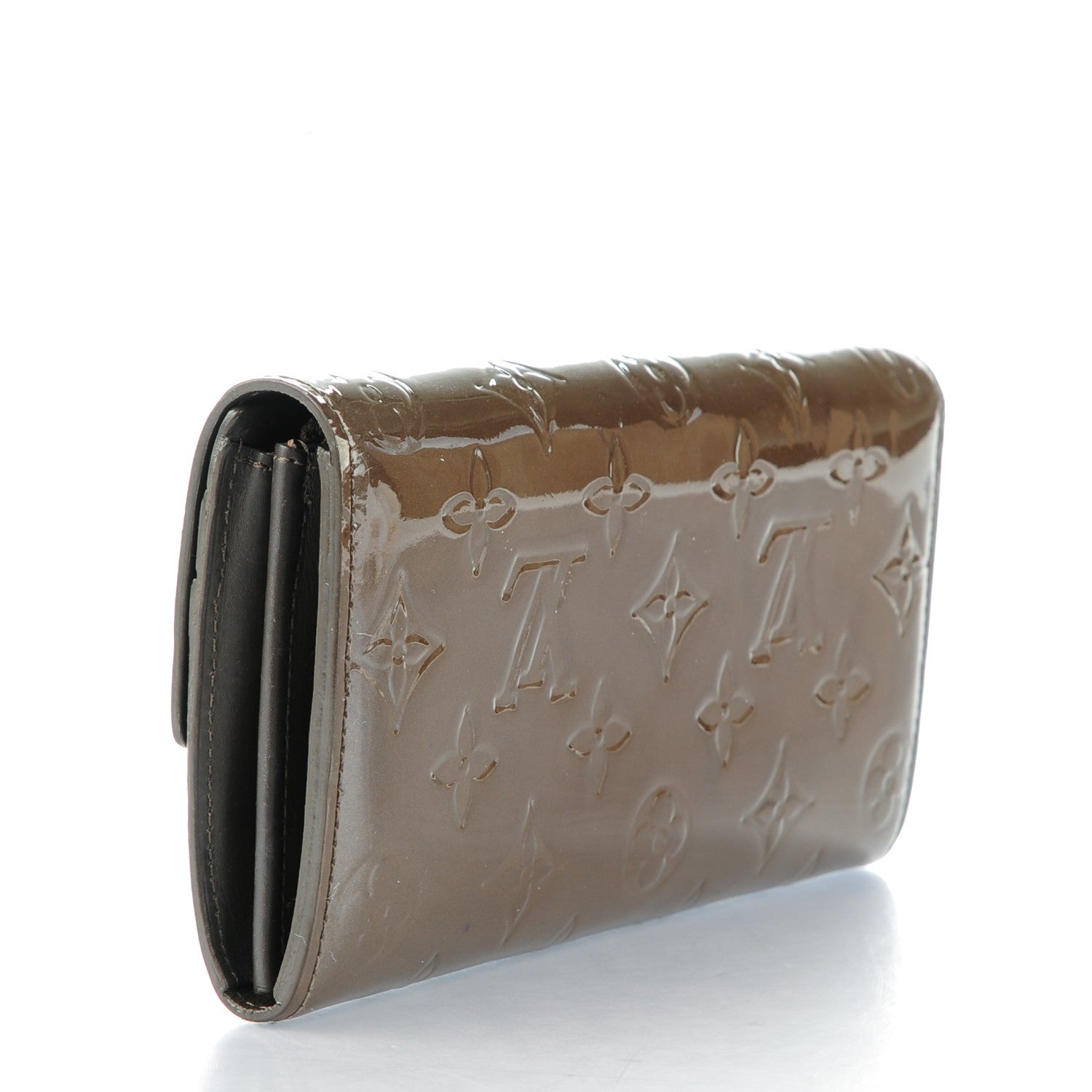 Louis Vuitton Vernis Sarah Wallet Vert Bronze 2 of 10