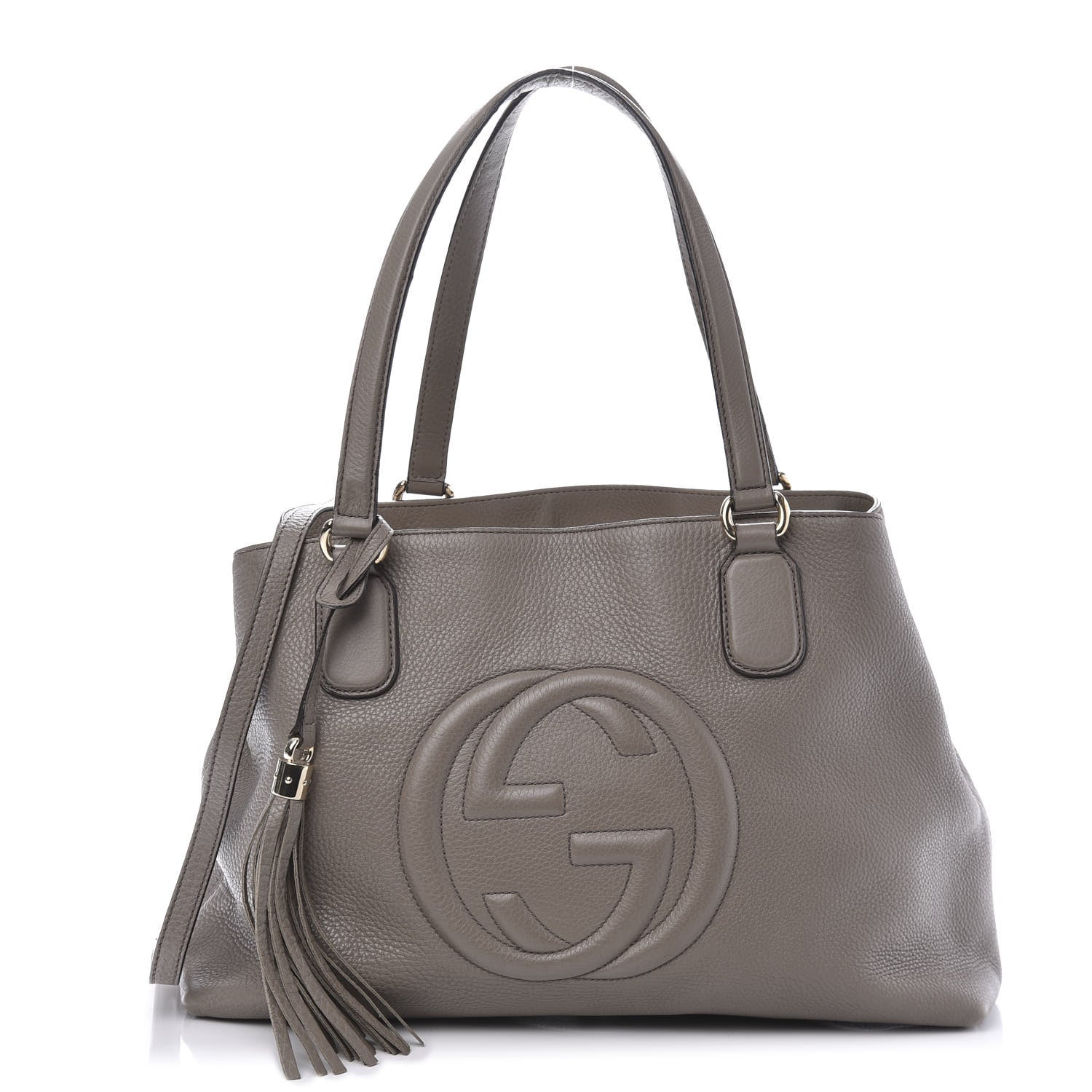 Gucci Cellarius Calfskin Medium Soho Working Tote New Fango 1 of 12